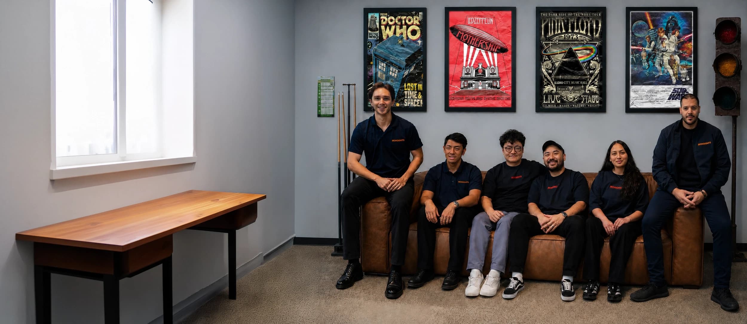 The IronSights team in their Sydney office